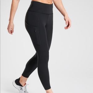 Athlete black leggings